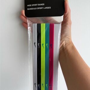 Nike Sport Bands - Neon Pink, Yellow, Blue, White